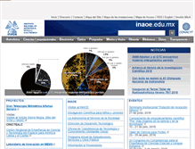 Tablet Screenshot of inaoep.mx